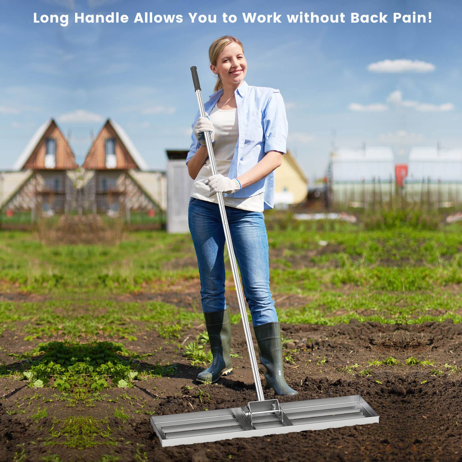 Long Handle Allows You to Work without Back Pain!