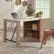 Front. Sauder - Dixon City Ce Computer Desk Bo - SGS Laminate Brushed Oak.