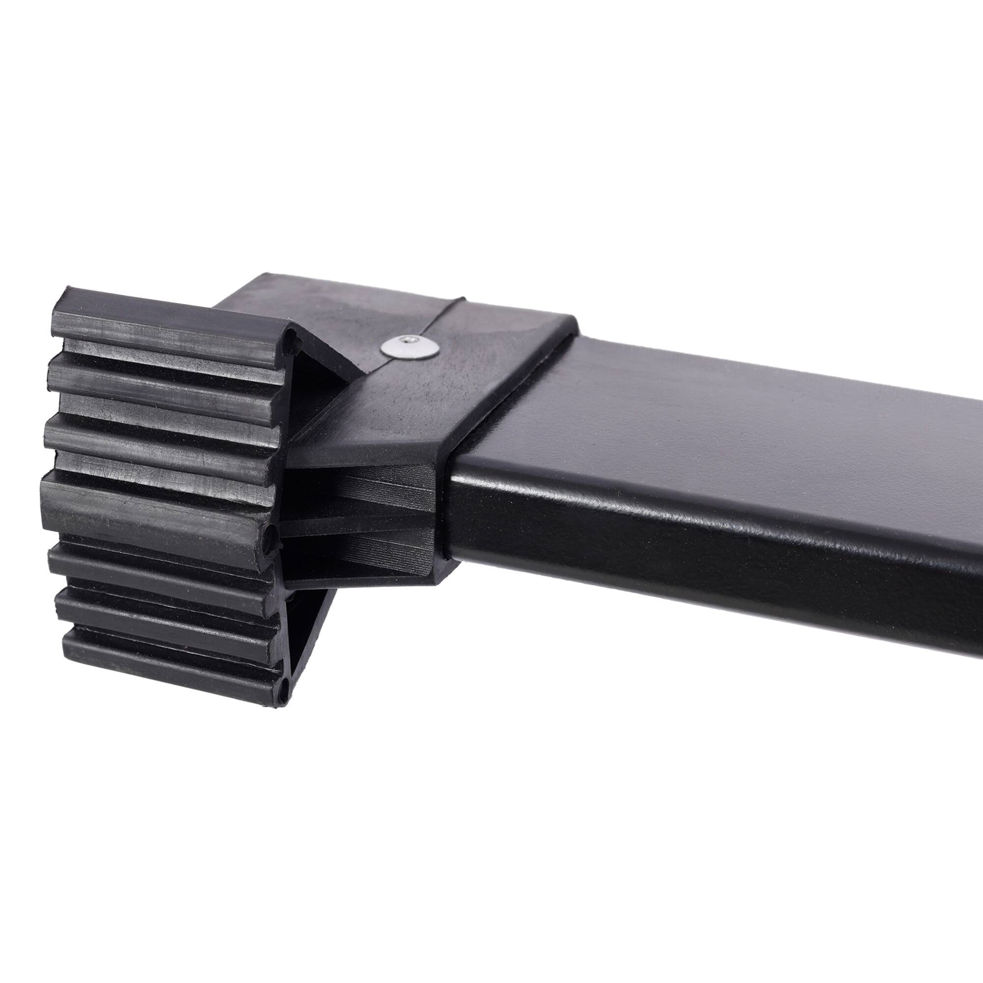 Alt View 5. ELEMENT ACE - 12.5FT Heavy-Duty Telescopic Extension Ladder with Non-Slip Feet and Safety Locking Mechanism - Black.