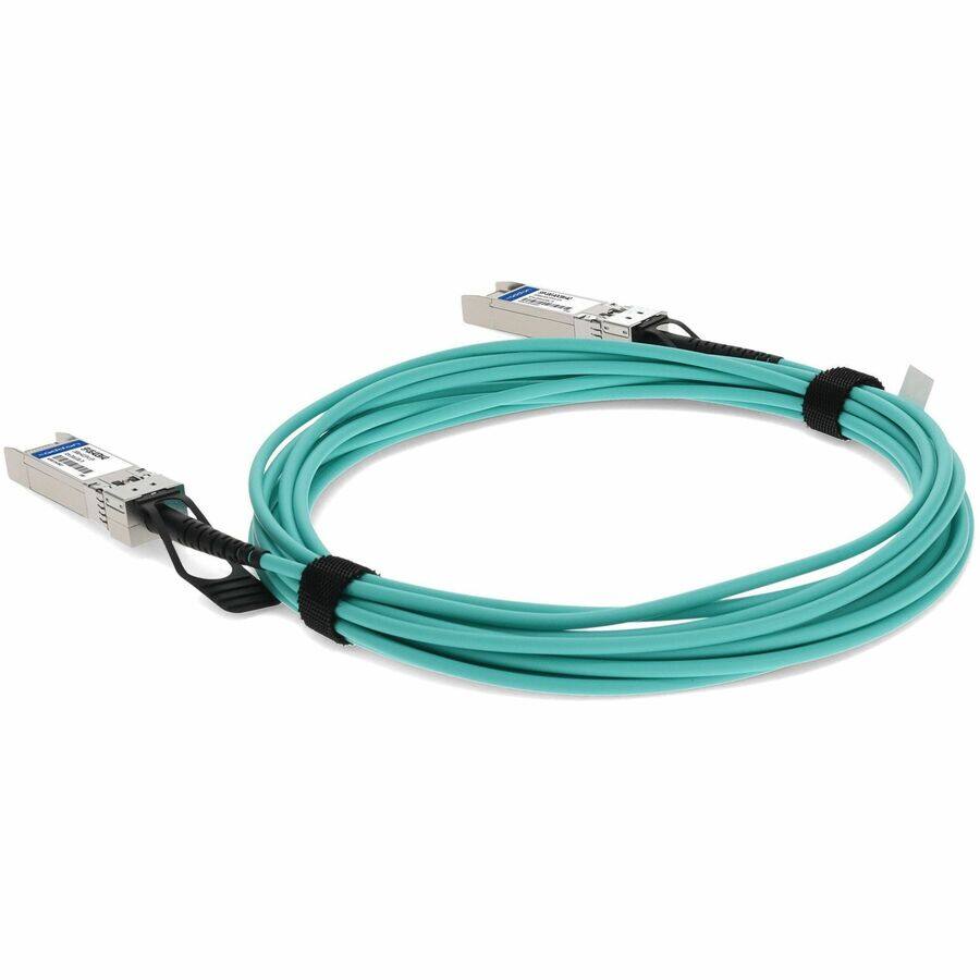 Alt View 5. AddOn - AddOn Cisco® SFP-10G-AOC3M Compatible TAA Compliant 10GBase-AOC SFP+ Active Optical Cable (850nm, MMF, 3m) - 9.84 ft - Blue.