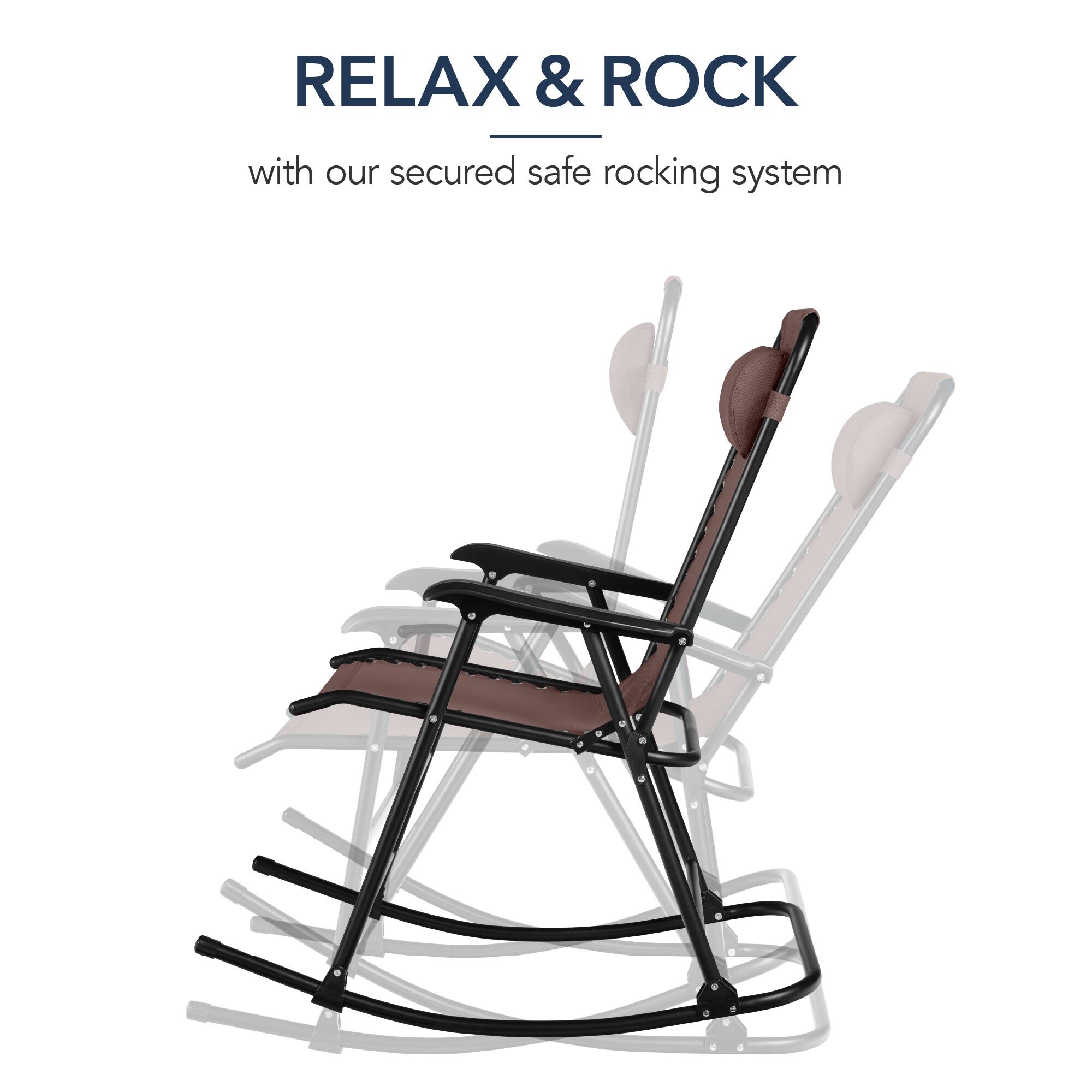 RELAX & ROCK  
with our secured safe rocking system