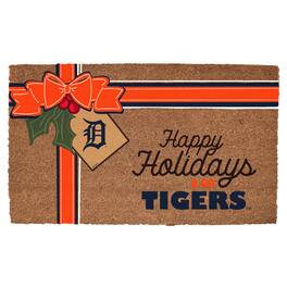 The Memory Company - Detroit Tigers 20" x 30" Holiday Gift Wrap Coir Door Mat - Multicolor
