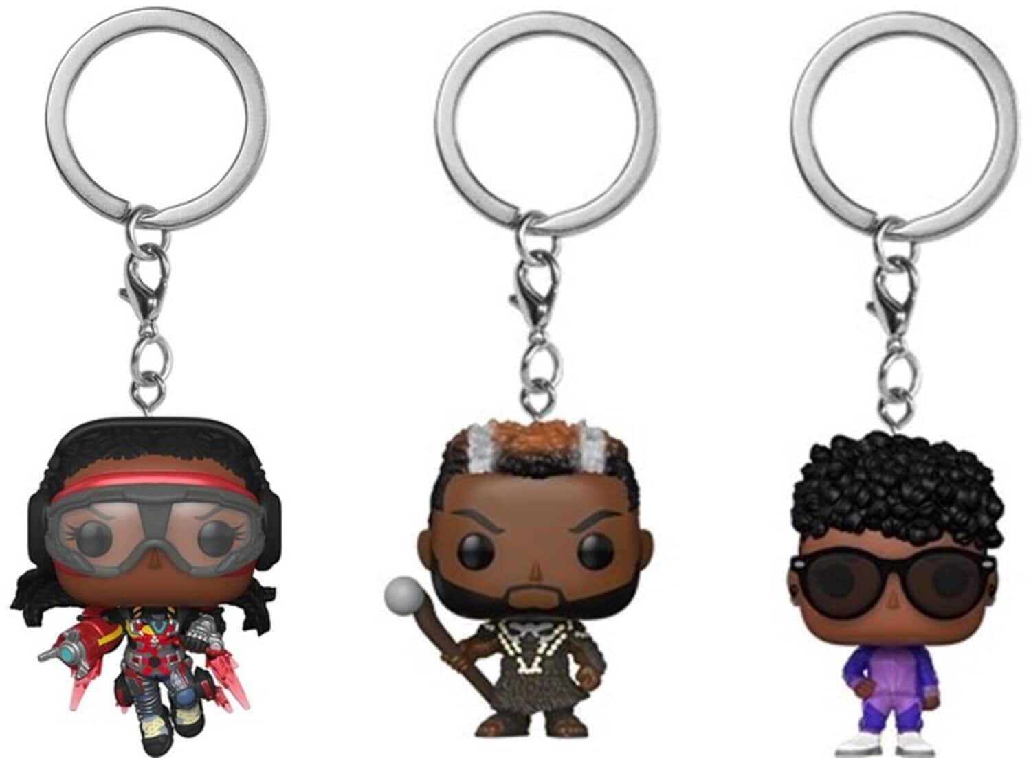 PopMarket - Funko Pop! Keychain: Marvel Black Panther Bundle 1 - COLLECTABLES - Multicolor