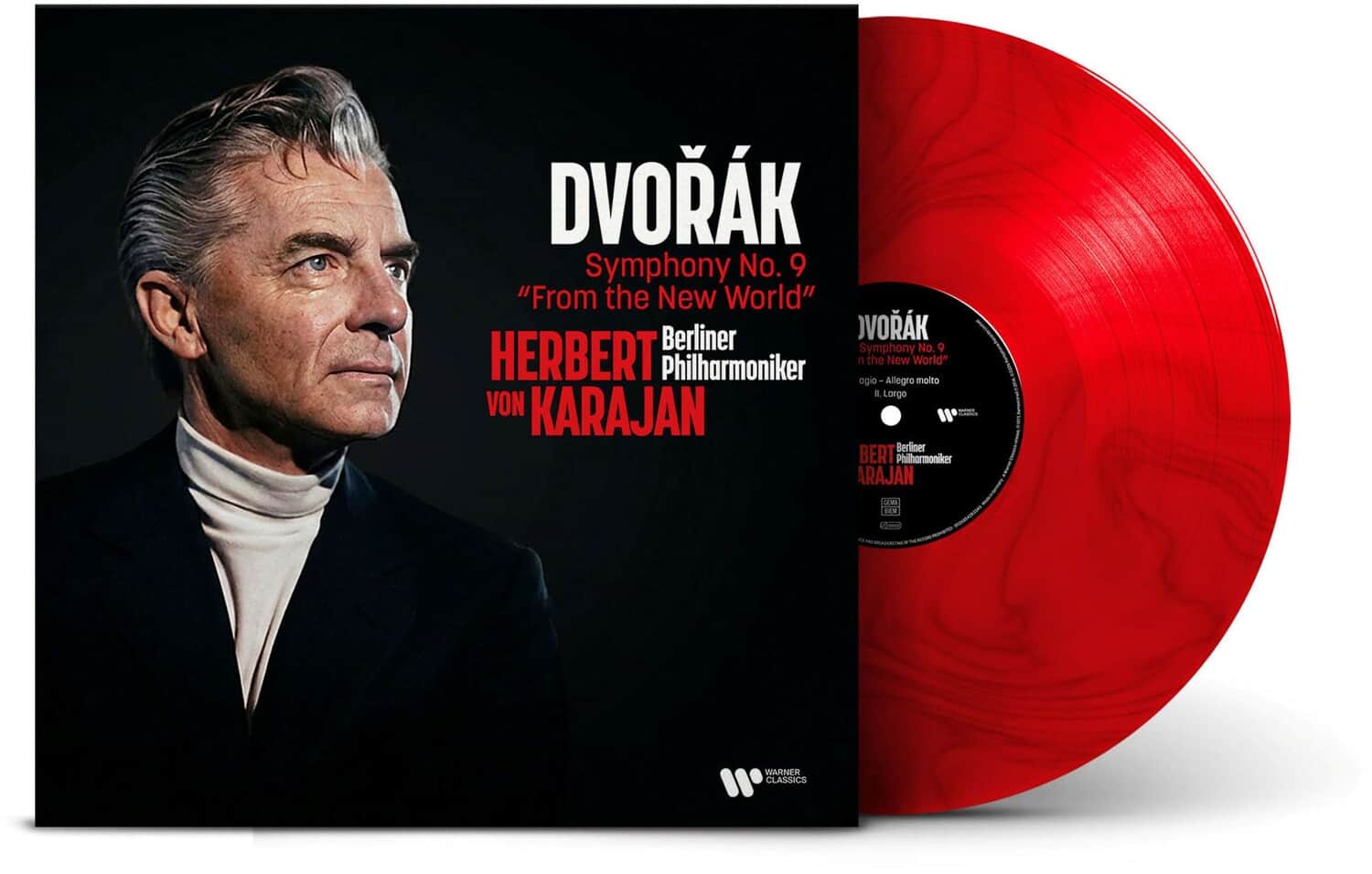 Herbert von Karajan - Dvorak: Symphony No. 9 From the New World - Red   - VINYL LP price history on PriceWatchPro