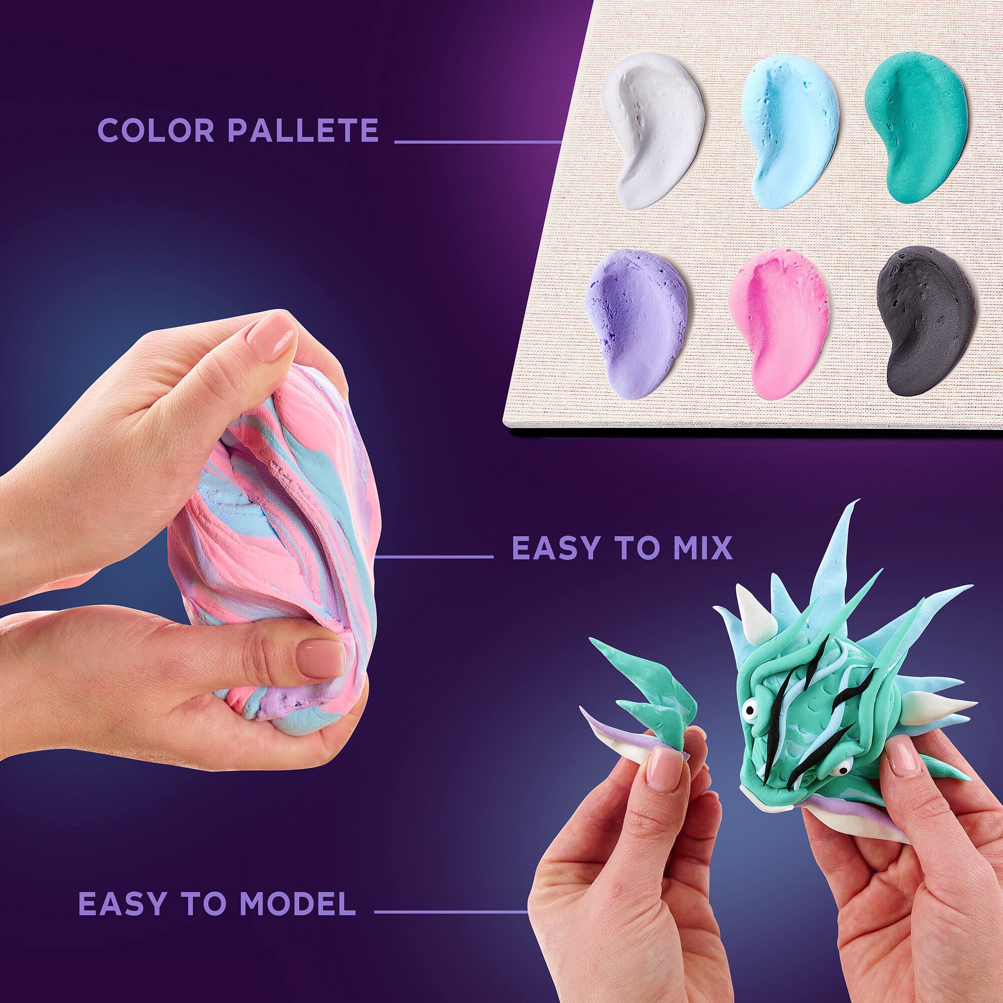 COLOR PALETTE  
EASY TO MIX  
EASY TO MODEL