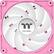 Alt View 3. Thermaltake - CT120 EX ARGB Sync 120mm Computer Case Cooling Fan (3-Pack) - Bubble Pink.