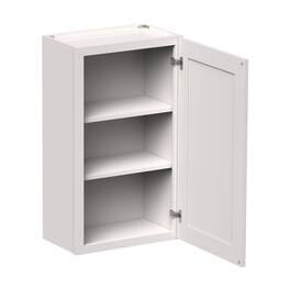 Boyel Living - 21-in W x 36-in H x 12-in D Shaker RTA Kitchen Wall Cabinet with Soft-Close Doors - Glacier White