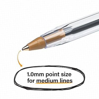 1.0mm point size for medium lines