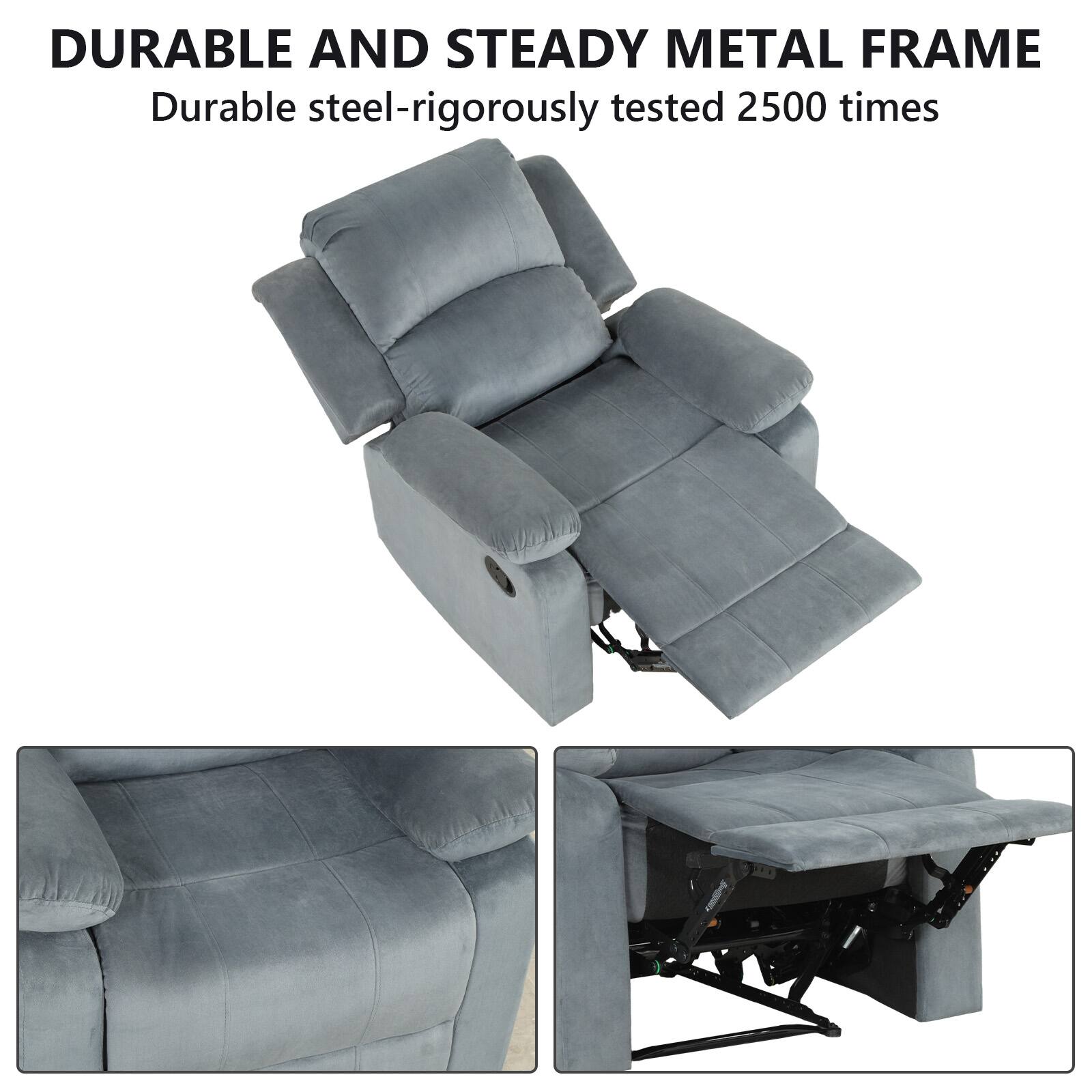 DURABLE AND STEADY METAL FRAME  
Durable steel-rigorously tested 2500 times