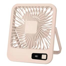 Kitcheniva - Mini Desktop Cooling Fan Quiet Portable Air Cooler for Home and Office - Beige