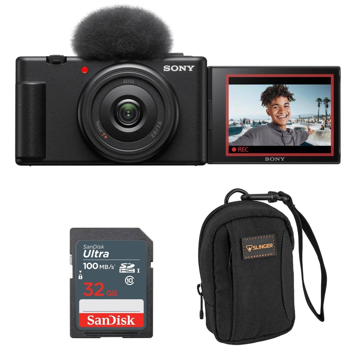 SONY ZEISS Tessar T 2.0/7.6 REC SONY SanDisk Ultra 100 MB/s I 6 C 10 32 GB SLINGER