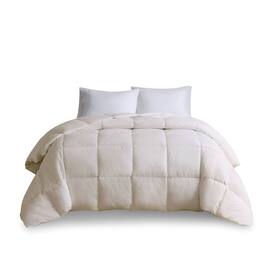 Gracie Mills - Freda Classic Box Quilted Oversize Down Comforter - Cream