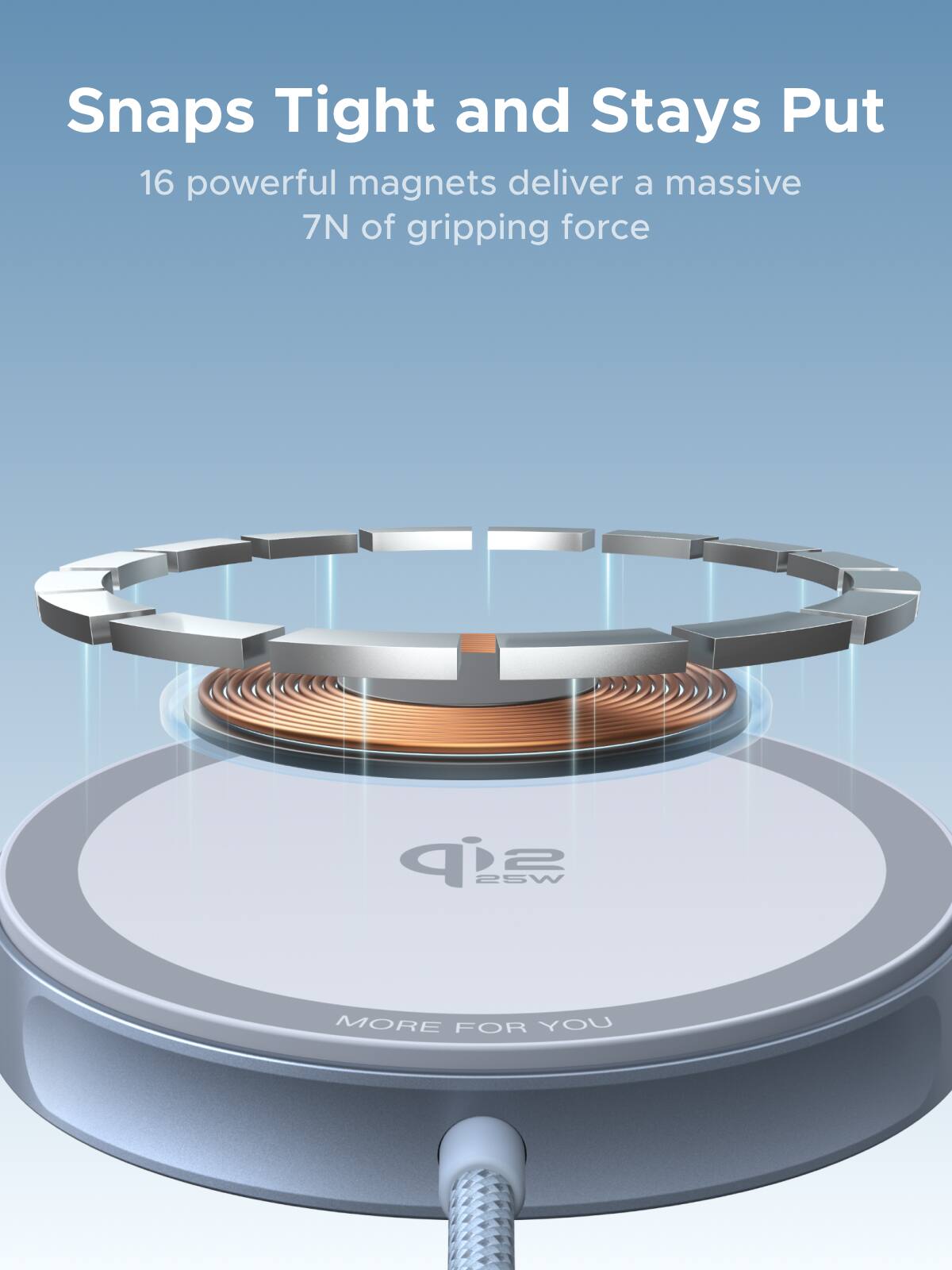 Snaps Tight and Stays Put

16 powerful magnets deliver a massive 7N of gripping force

MORE FOR YOU