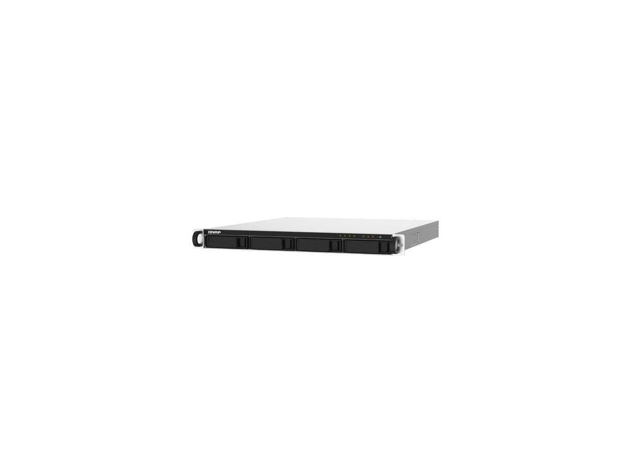 Alt View 2. QNAP - TS-432PXU-RP-2G-US QNAP 1U 4-Bay ARM-based 2.5G &10G NAS.