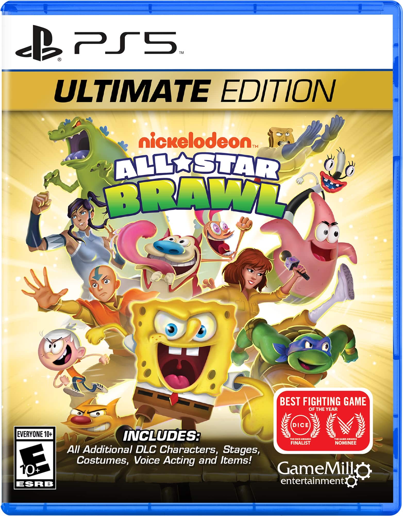 Front. GameMill Entertainment - Nickelodeon All-Star Brawl.