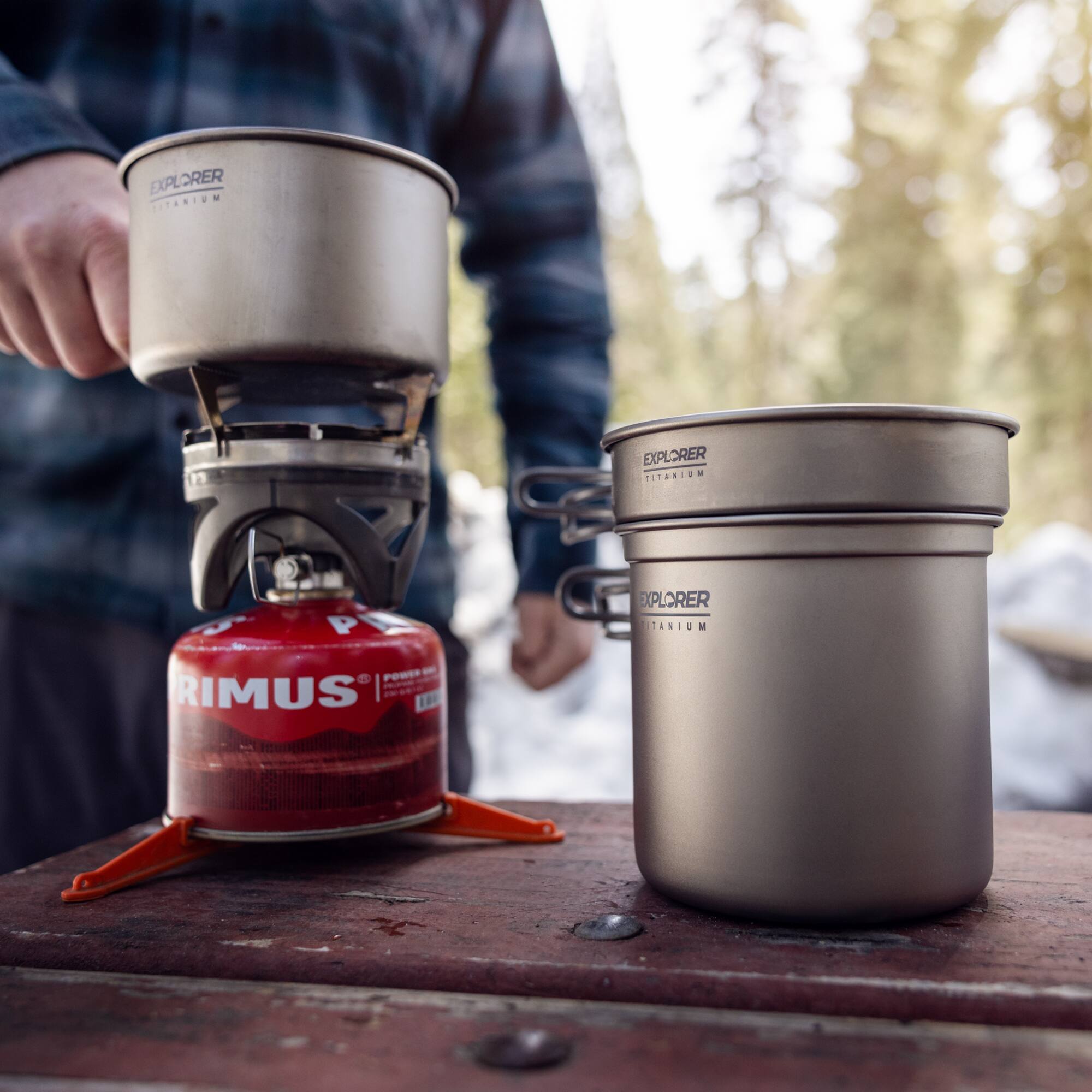 EXPLORER TITANIUM  
EXPLORER STAINLESS  
PRIMUS - POWER