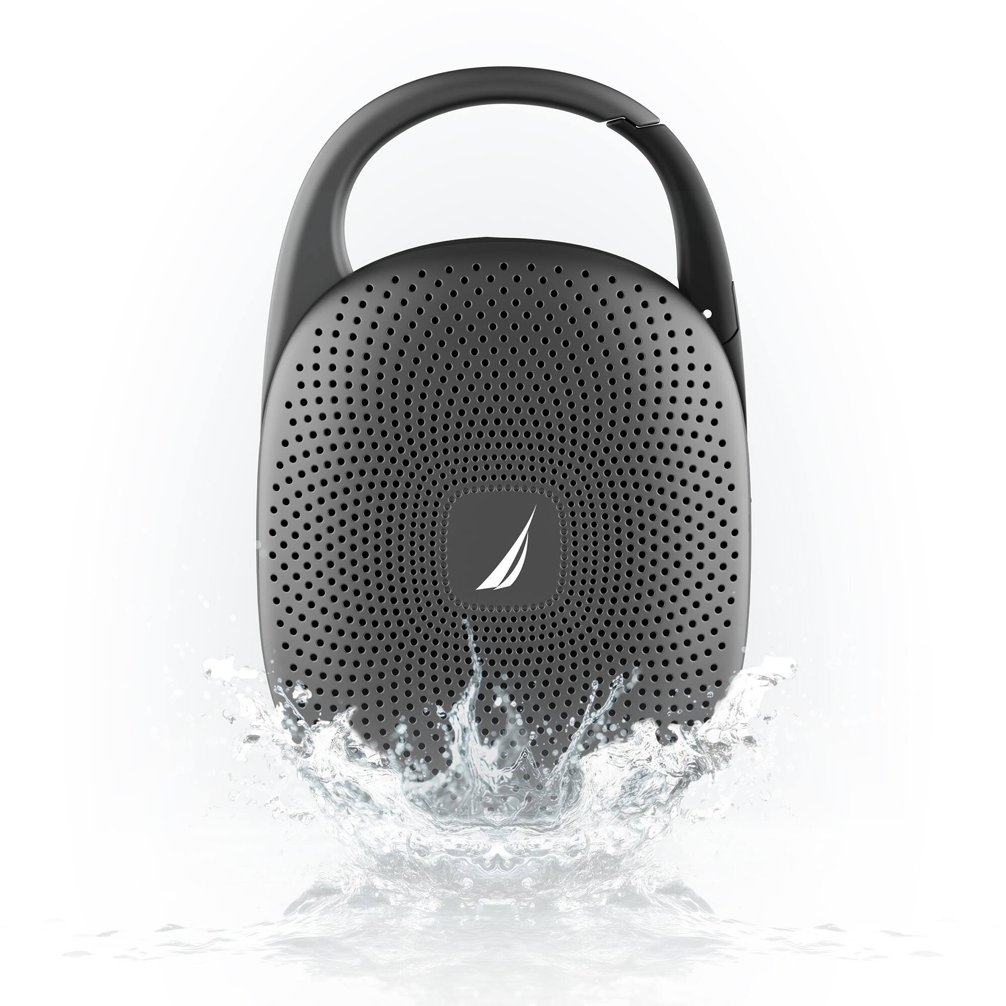 Nautica - Nayman SP700 Portable Bluetooth Speaker, Waterproof Portable Wireless Outdoor & Shower Speaker - Silver