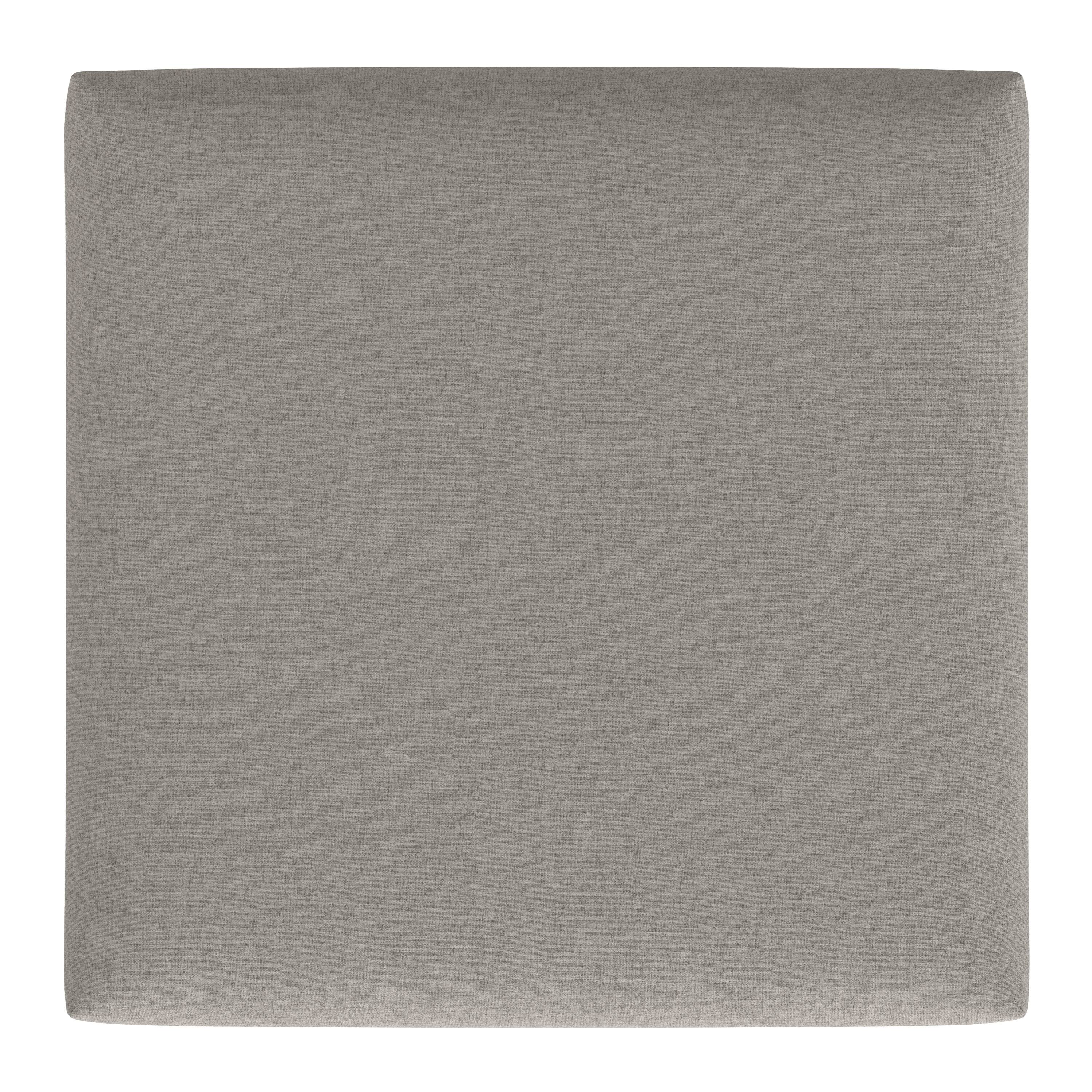 Left. Simpli Home - Rebecca 36 inch Contemporary Coffee Table Storage Ottoman with Lift Up Lid in Cloud Grey Polyester Linen, Assembled - Cloud Grey.