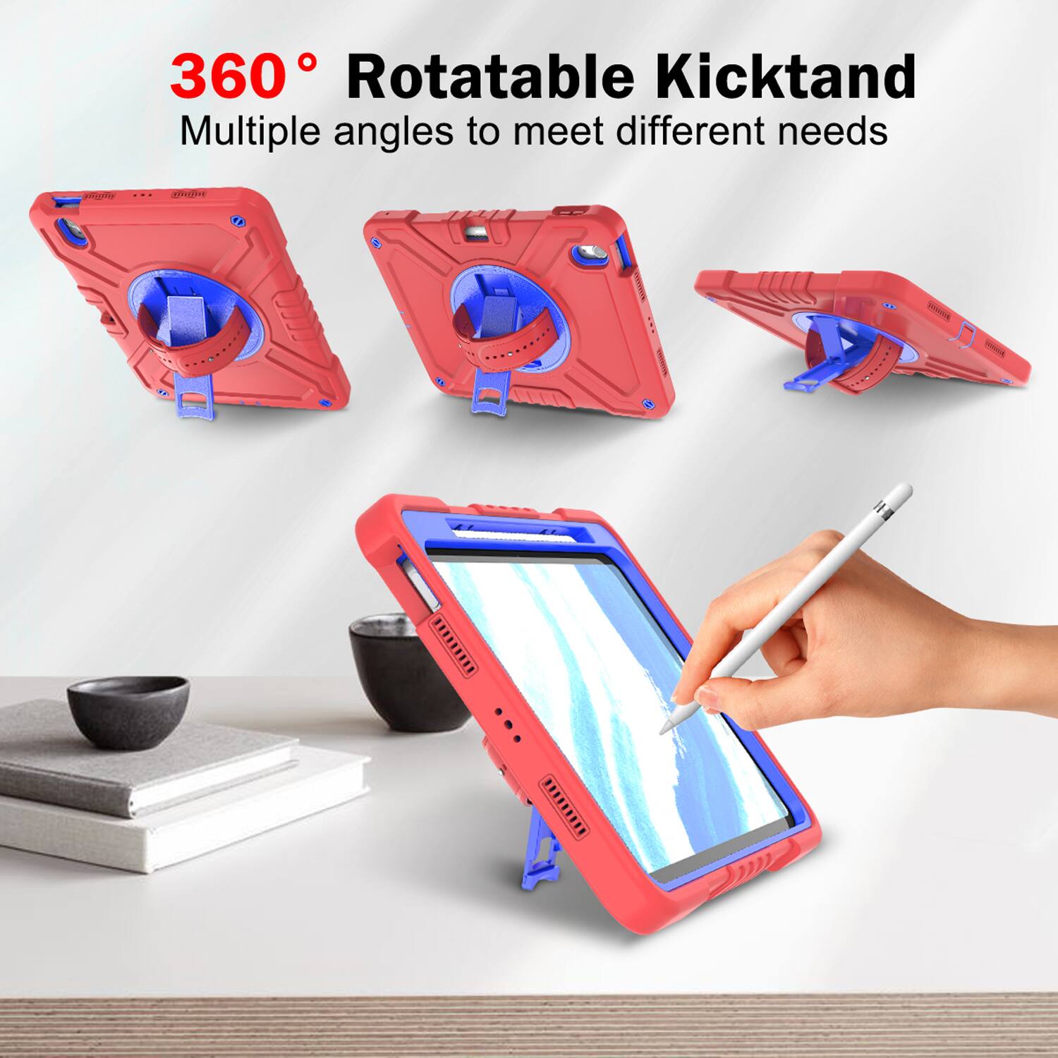 360° Rotatable Kickstand  
Multiple angles to meet different needs