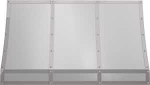 Zephyr - 48 inches - Convertible - Shell Range Hood - Stainless Steel