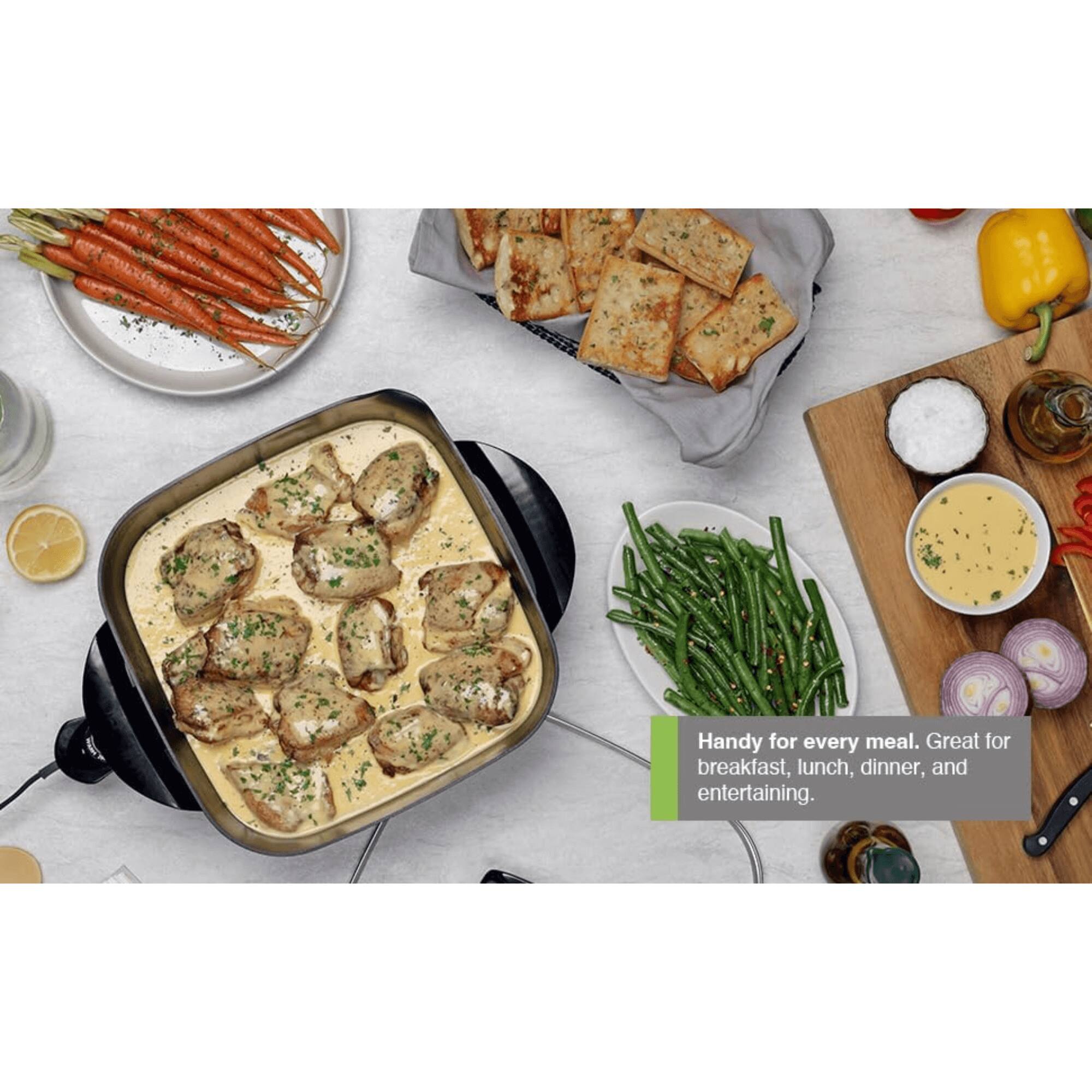 Handy for every meal. Great for breakfast, lunch, dinner, and entertaining.