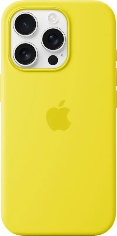 Apple - iPhone 16 Pro Silicone Case with MagSafe - Star Fruit