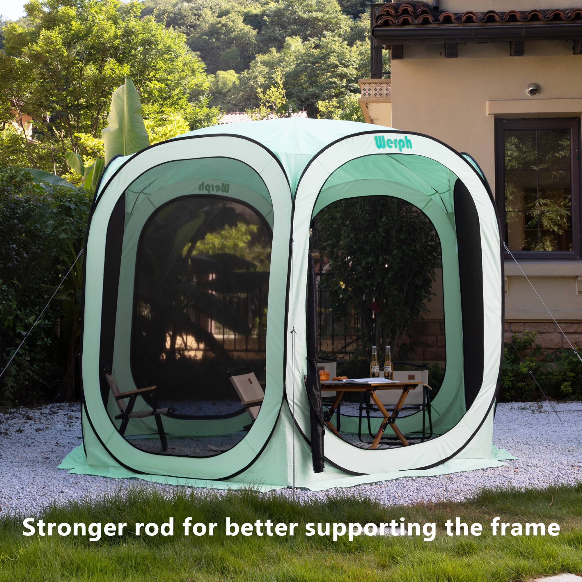 Stronger rod for better supporting the frame