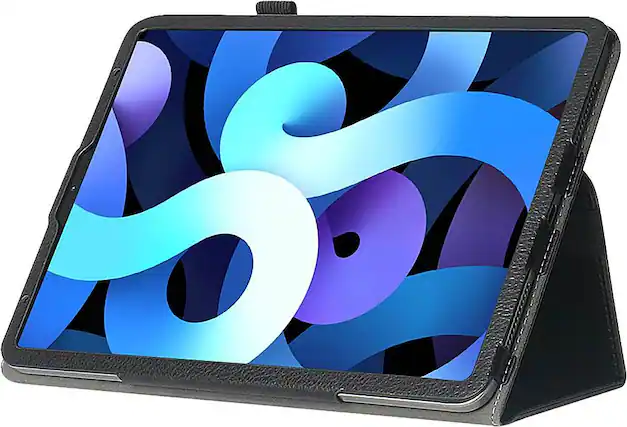 Angle. SaharaCase - Folio Case for Apple iPad Air 10.9-inch (4th/5th Gen) and iPad Air 11-inch (M2 2024 and M3 2025) - Black.