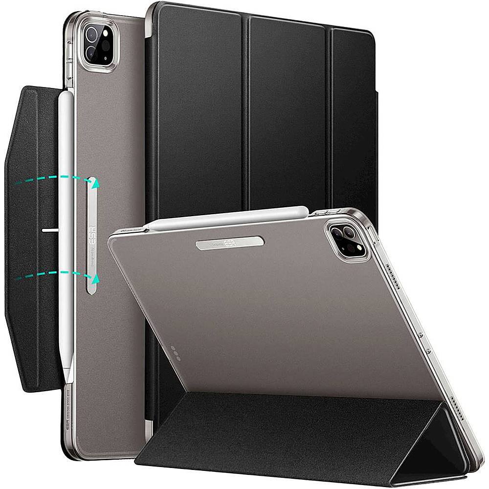 Alt View 14. SaharaCase - ESR Folio Case for Apple iPad Pro 11" (2nd, 3rd, and 4th Gen 2020-2022) - Black.