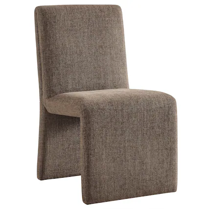 Front. Modway - Emory Fabric Upholstered Dining Side Chair by Modway - Brown.