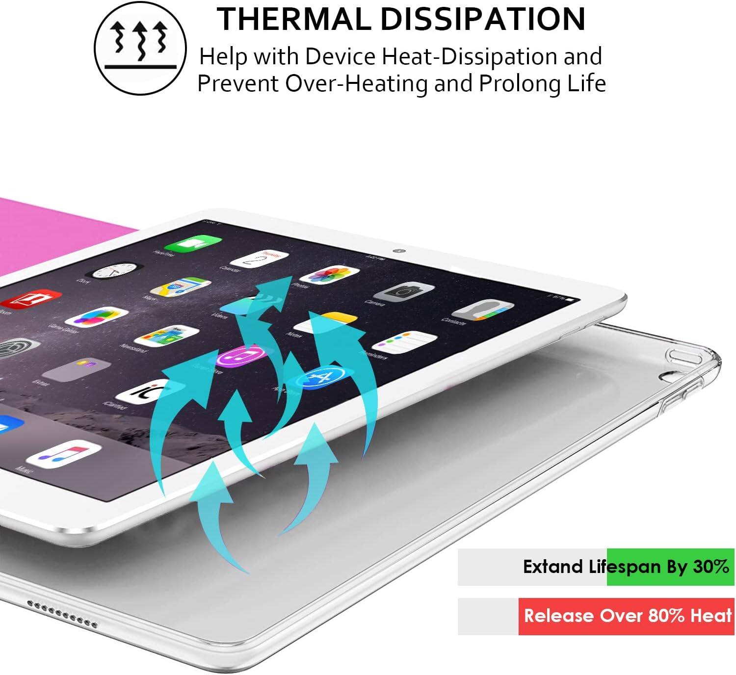 DuraSafe Cases iPad Pro 12.9 inch 4th Gen 2020 Trifold PC Smart Case ...