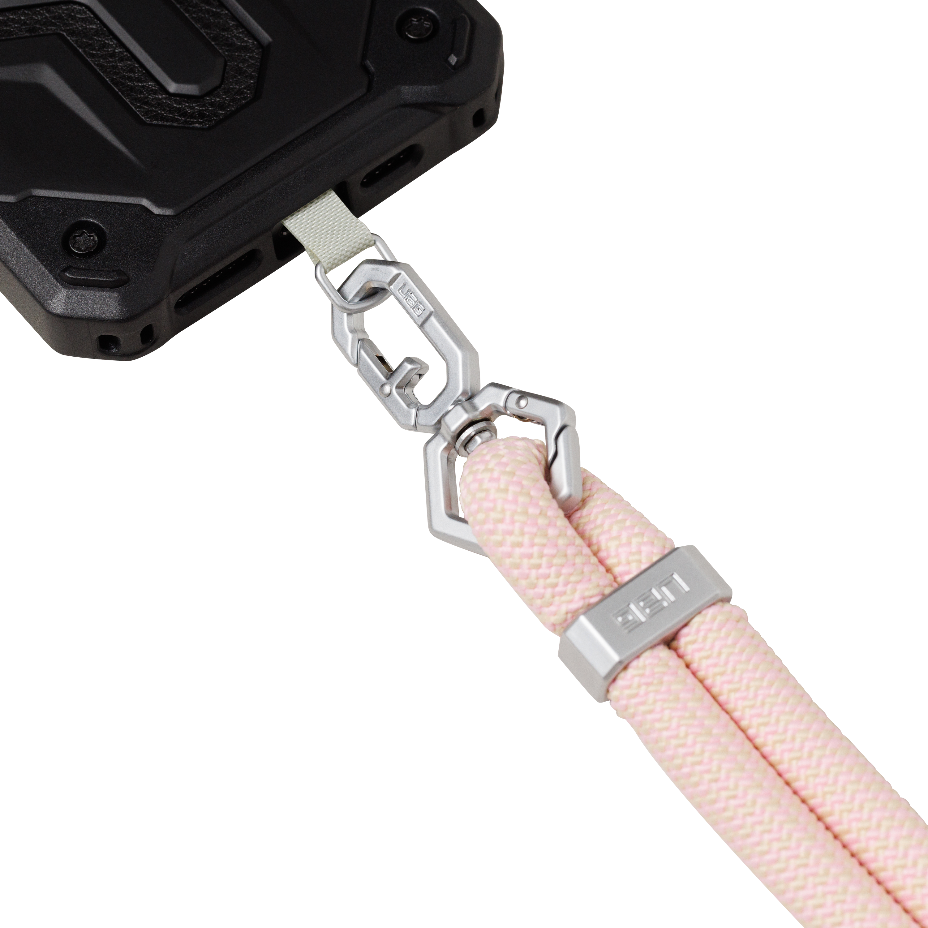 Alt View 12. UAG - Crossbody Lanyard Civilian - Rose Quartz.