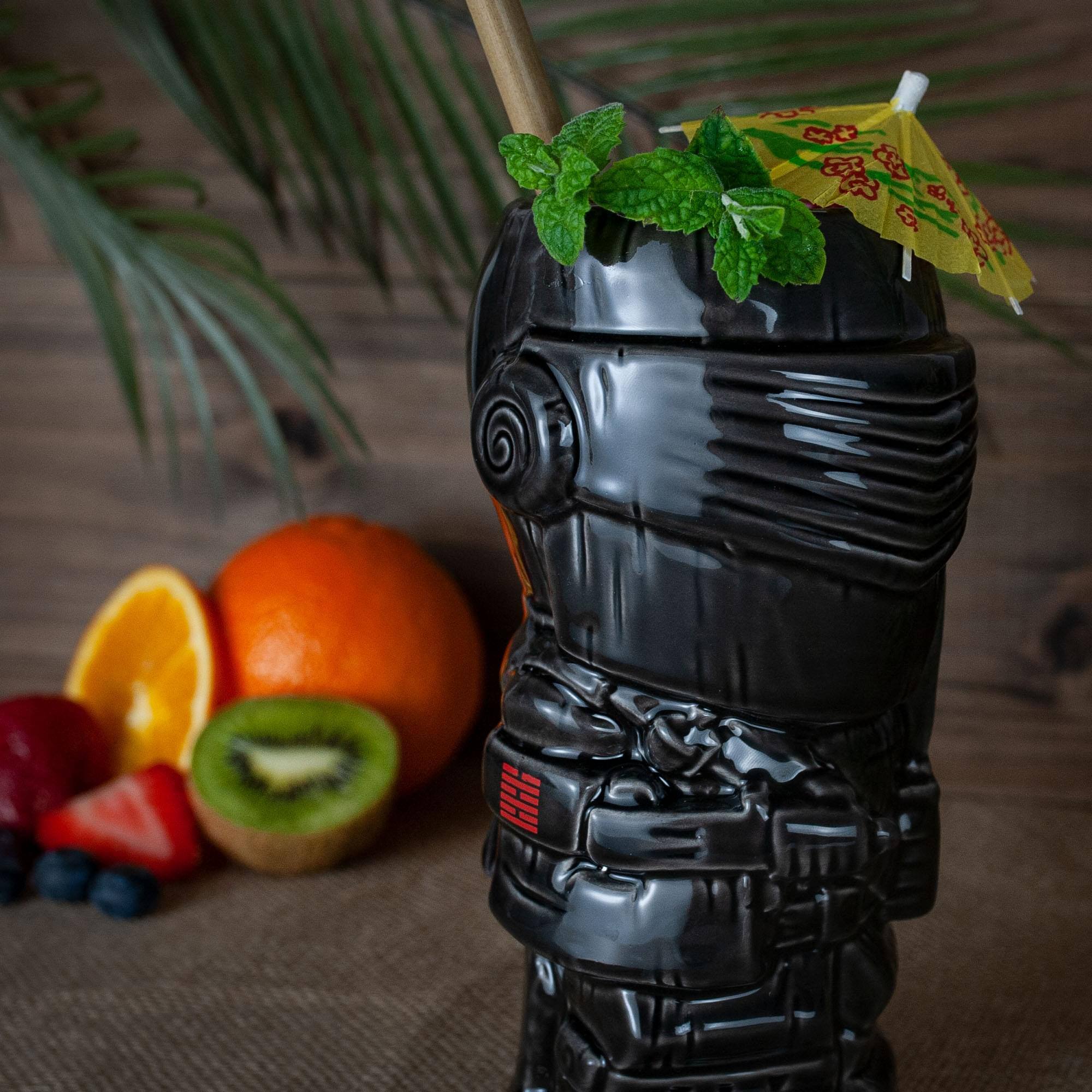 Alt View 2. G.I. Joe - Geeki Tikis G.I. Joe Snake Eyes Ceramic Mug | Holds 18 Ounces - Black.