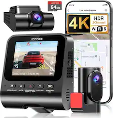 Jzones 64GB 9:57 Live Video Preview HDR 4K 2Channel Wi Fi 6
Jzones 00 REC. 05:48 2160P+1080P+1080P 1080P
WOR Senae 30 MPH
2024/10/04 3:12:45 PM
Googleplex Charteston Rd Charleston Campus 7
bid 1 es any Zaosenls r Park field 1 Blvd Shoreline Z
M A V OK MODE/BACK MUTE EMERGENCY LCD OFF CONFIRM LOCK WIFI OK