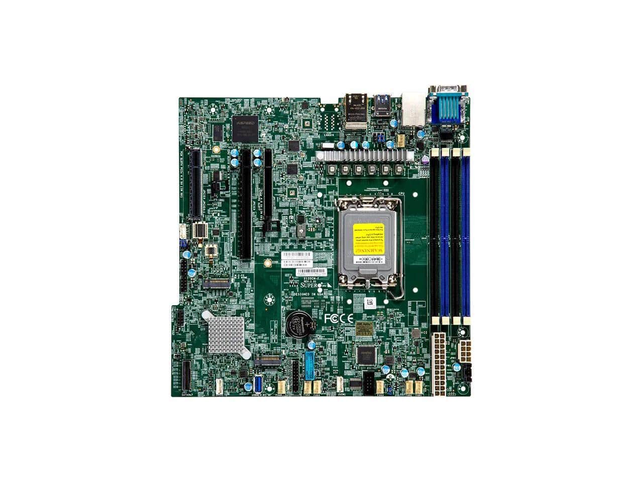 Supermicro - MBD-X13SCH-F-O, Intel LGA-1700 Single Socket mATX Server Motherboard price history on PriceWatchPro