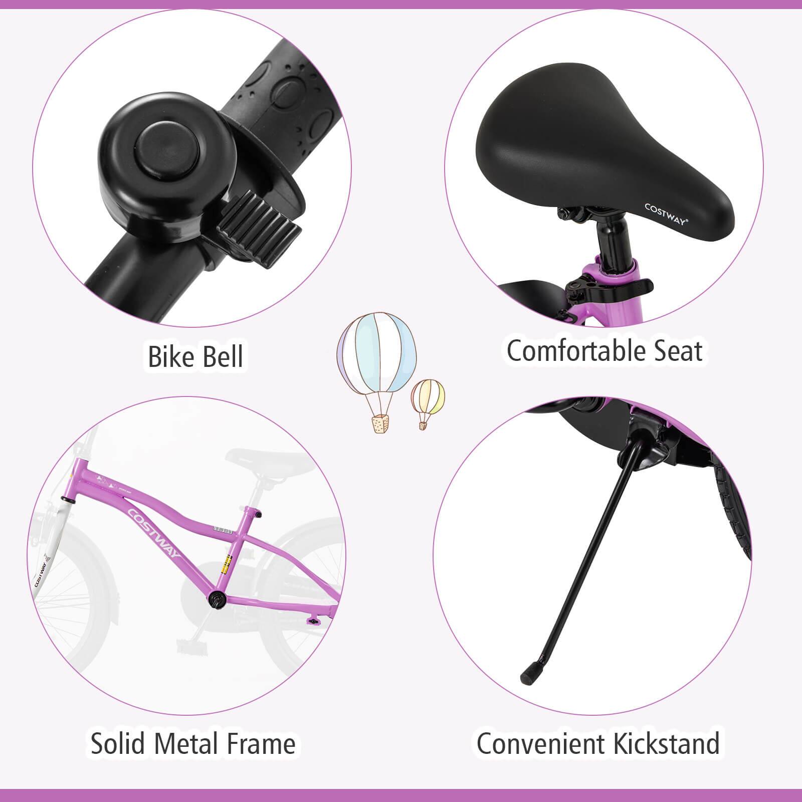 - Bike Bell
- Comfortable Seat
- Solid Metal Frame
- Convenient Kickstand