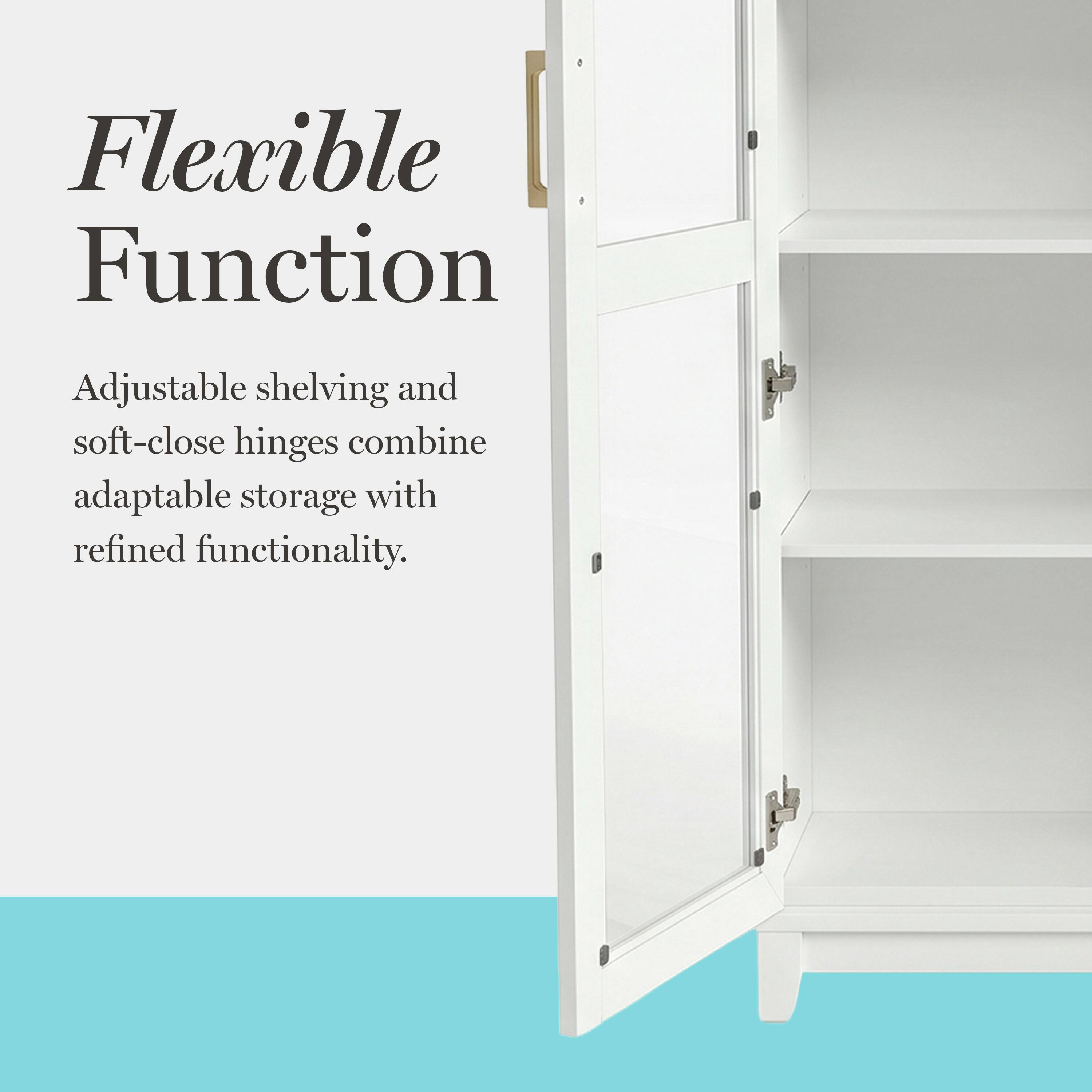 Flexible Function

Adjustable shelving and soft-close hinges combine adaptable storage with refined functionality.