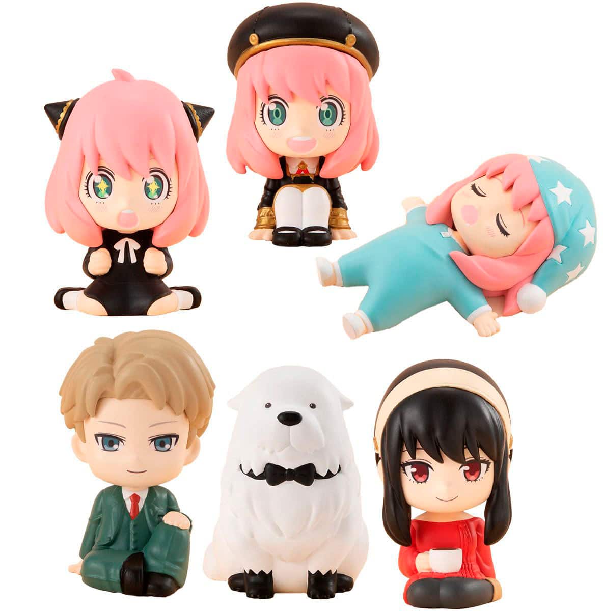 Spy x Family Relaxing Mascot - Bandai Shokugan Mascot 3" Figure - Styles May Vary - Front_Zoom