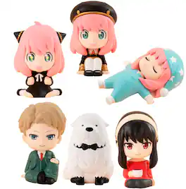 Spy x Family Relaxing Mascot - Bandai Shokugan Mascot 3" Figure - Styles May Vary