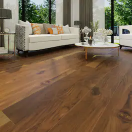 Dotfloor - Superoak Lite Laminate Flooring - 48"x7.7" Planks, 10 Planks/Box (25.6 sq ft/Box), 9.5mm Thick, AC4 Wear Rating - Cove Oak