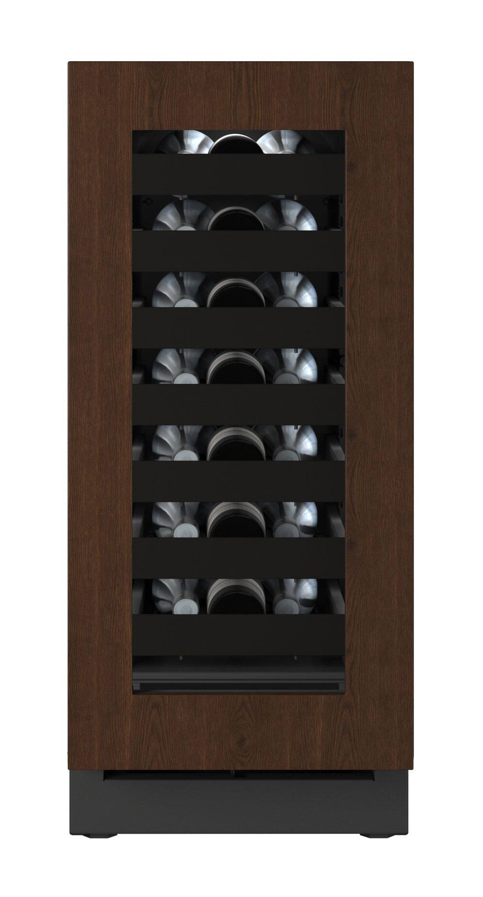 Alt View 4. U-Line - U-Line 15"W. 2.8 Cu.Ft. Built-In Wine Refrigerator-Panel Ready Frame/Glass - Integrated Frame.