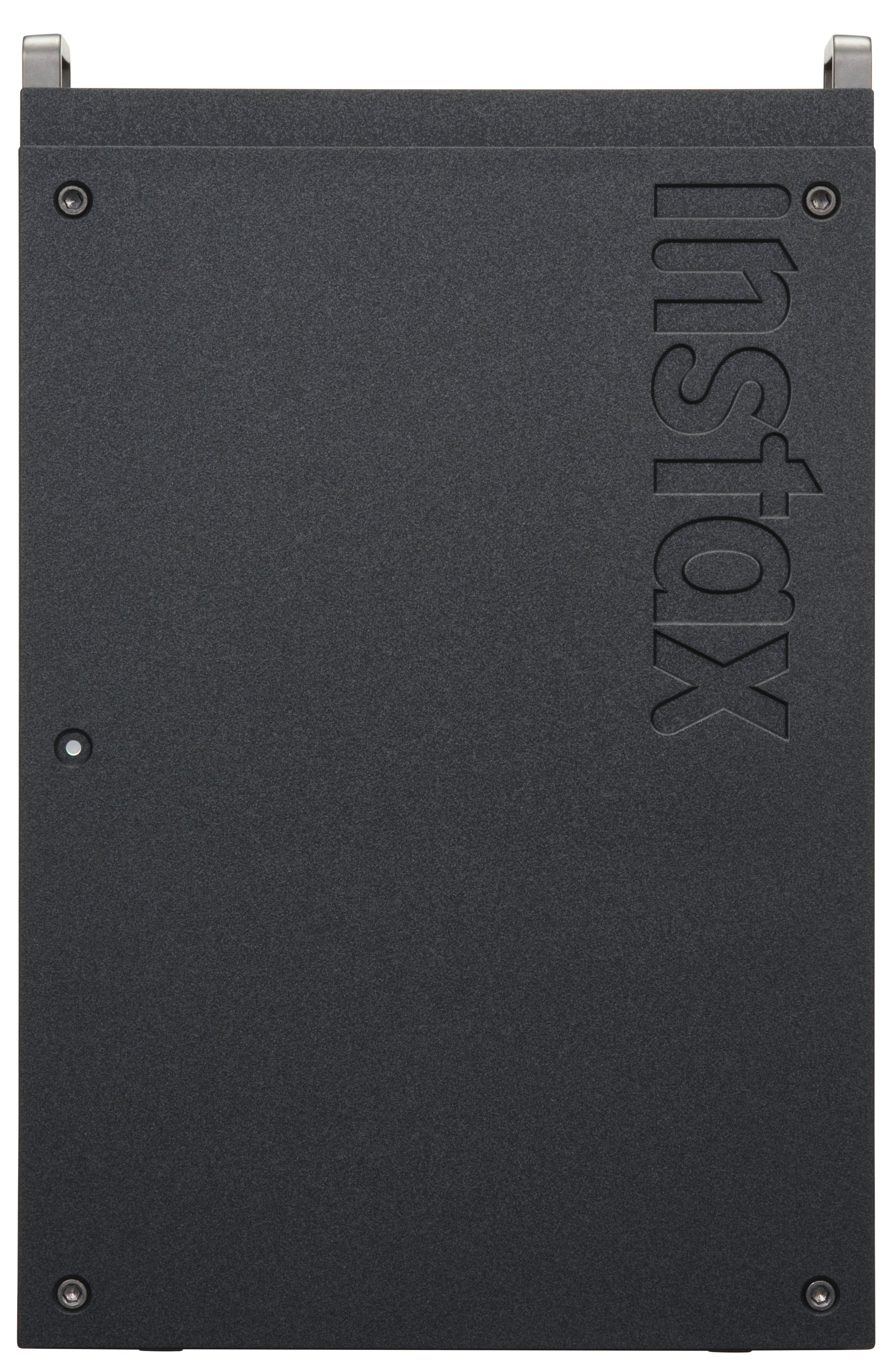 Front. Fujifilm - instax mini Link+ Wireless Smartphone Printer - 16949674 - Black.