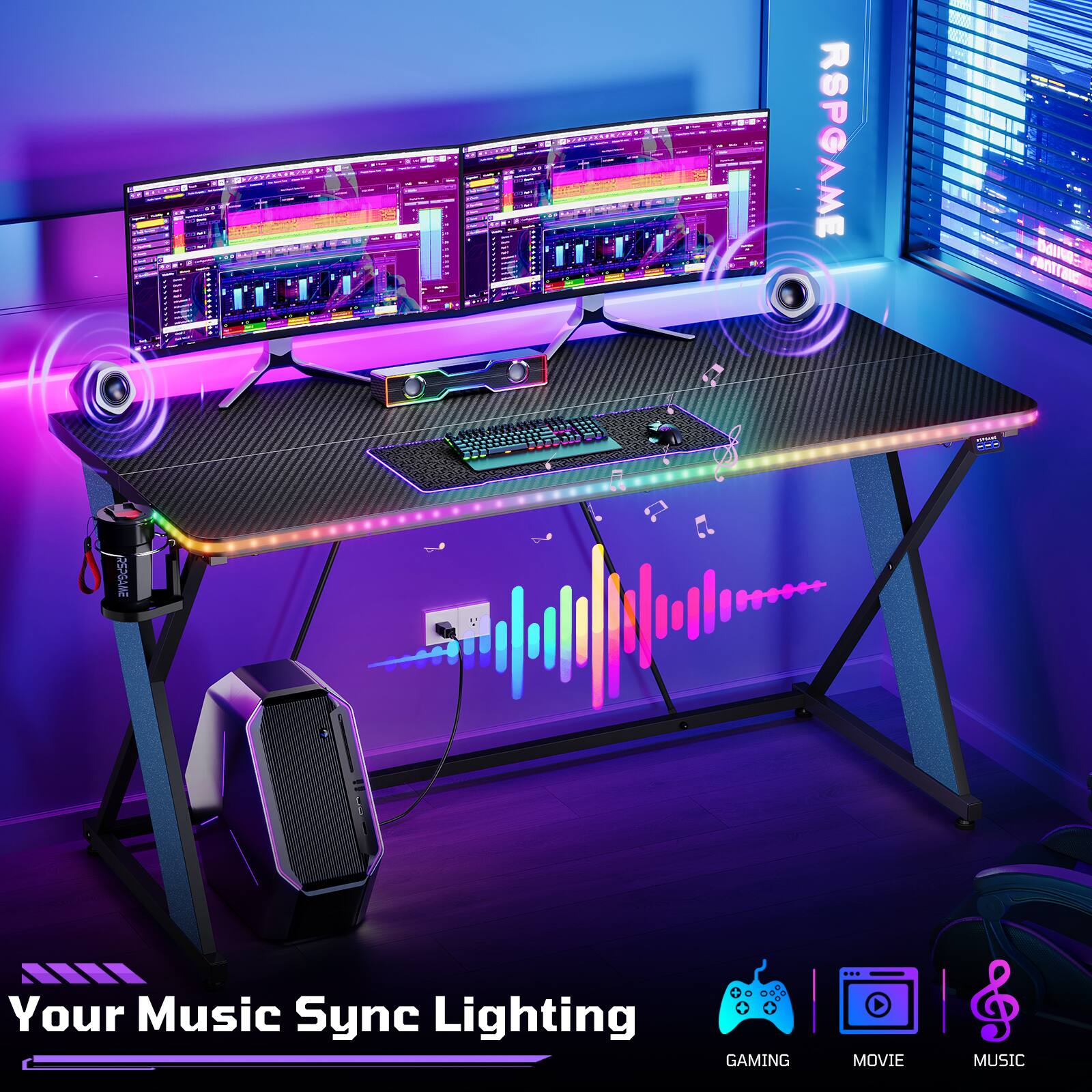 RSPGAME BA / .. REPGANE

Your Music Sync Lighting

GAMING MOVIE MUSIC