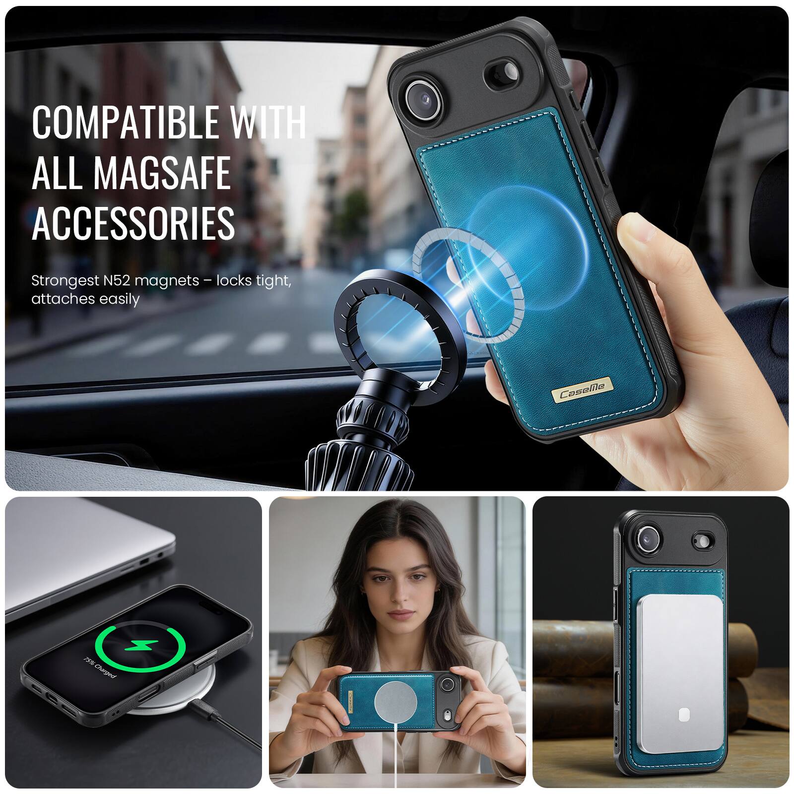 COMPATIBLE WITH ALL MAGSAFE ACCESSORIES

Strongest N52 magnets - locks tight, attaches easily

Coselio VS Cheien