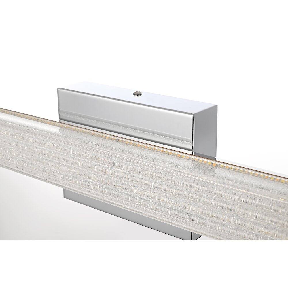 Alt View 4. Living District - Jaxx 31 Inch Led Wall Sconce In Chrome - Chrome.