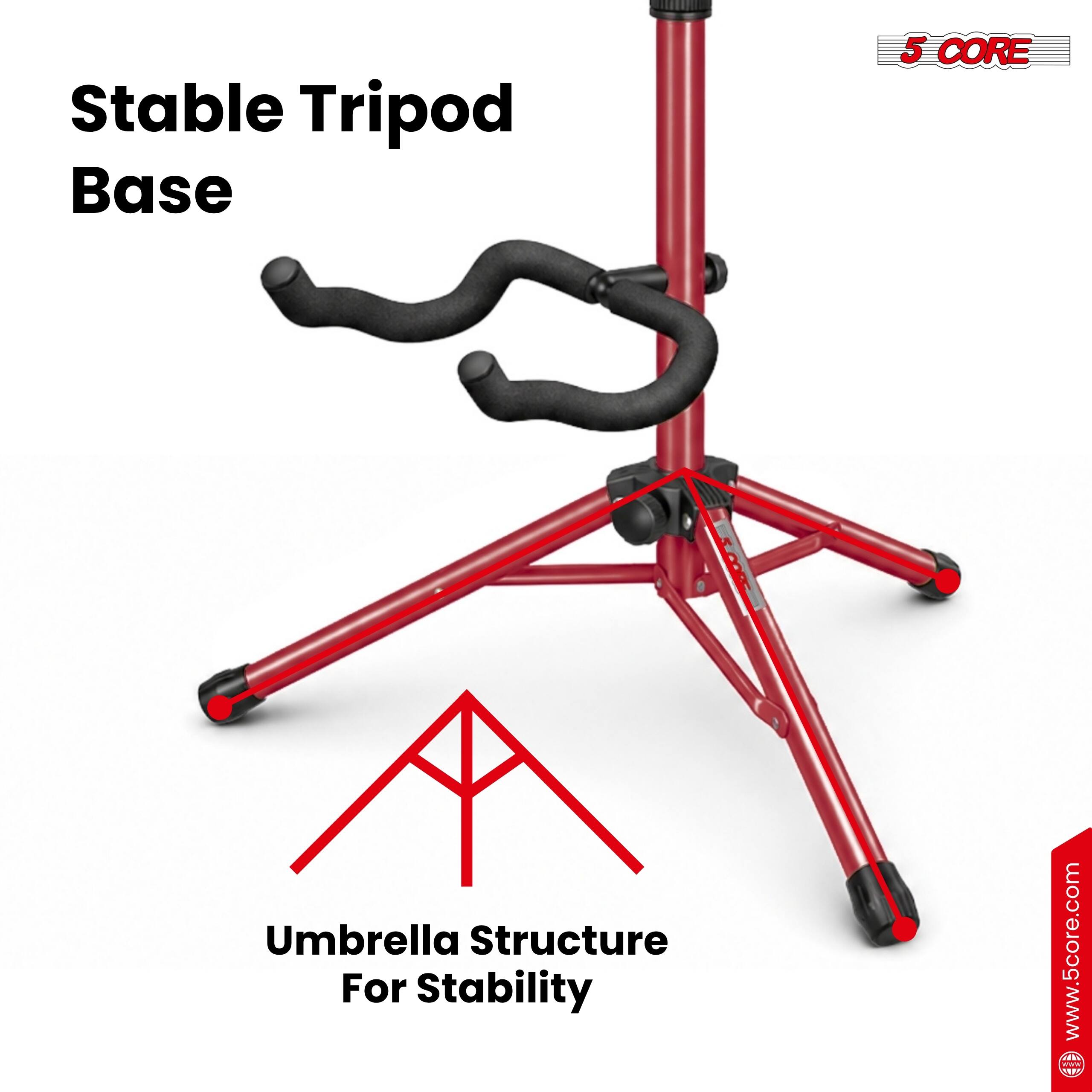 Stable Tripod Base

5 CORE

Umbrella Structure For Stability

www.5core.com