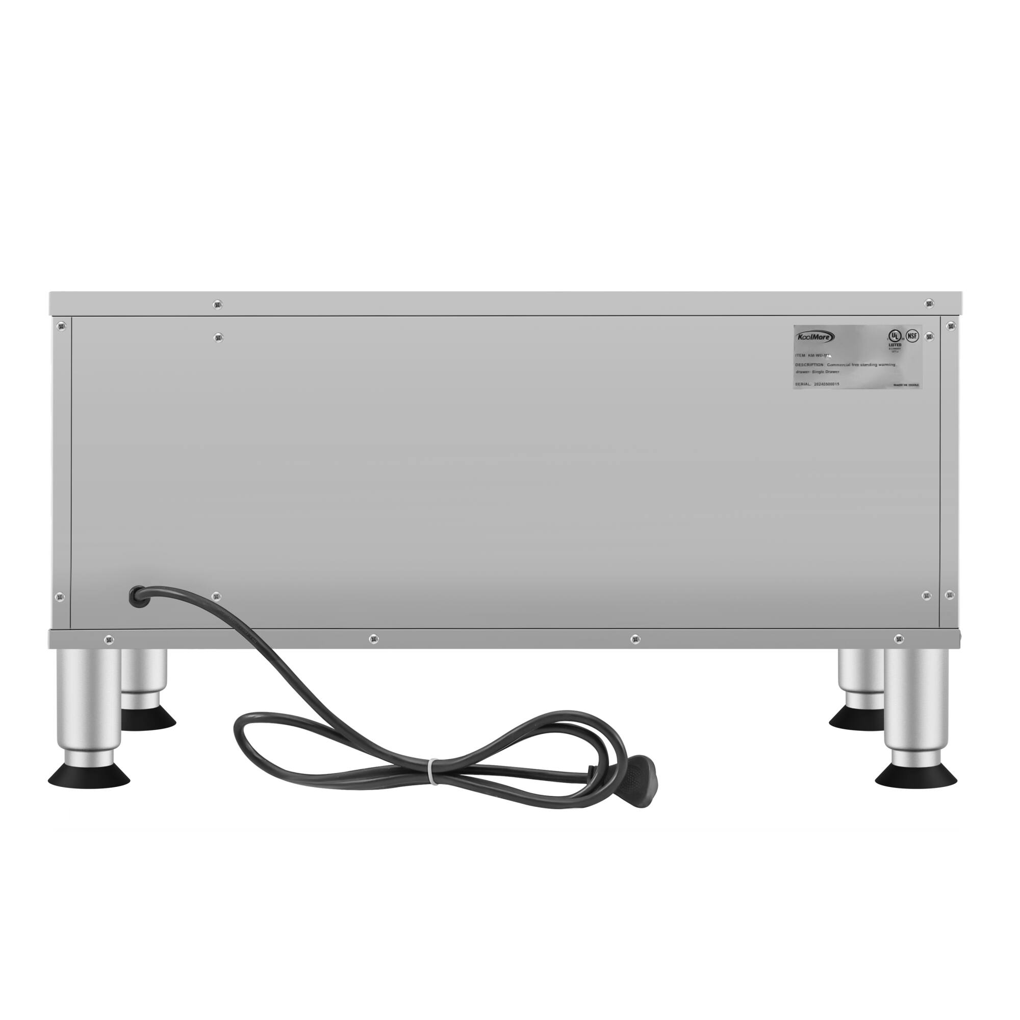 Alt View 6. Koolmore - One-Drawer Commercial Free Standing Warming Drawer in Stainless-Steel, UL and NSF Listed (KM-WD-M1) - Silver.
