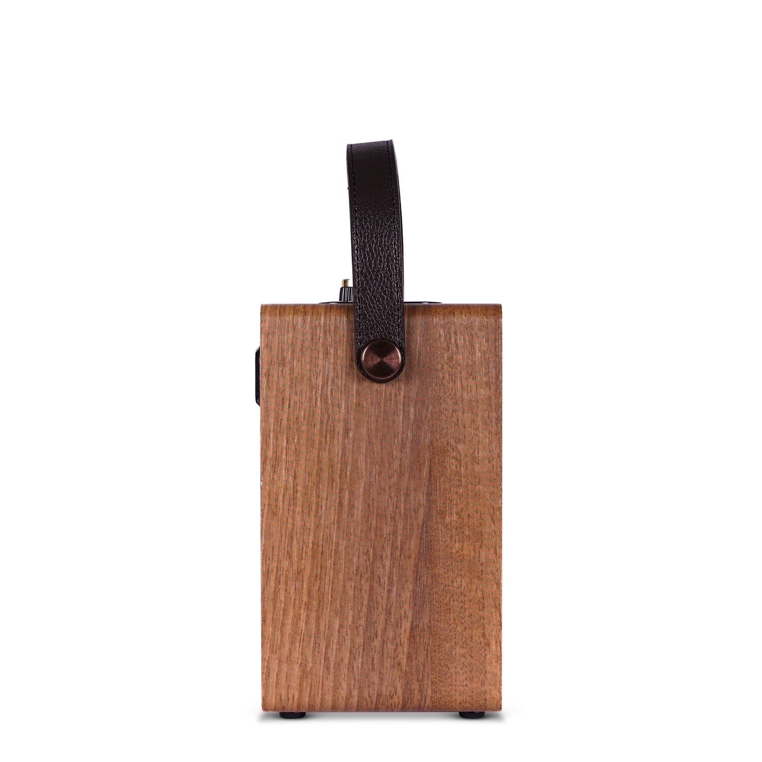 Angle. Fuse Audio - Fuse ANDLE Portable Bluetooth Speaker with Handle | 12 Hour Battery Life |Brown.