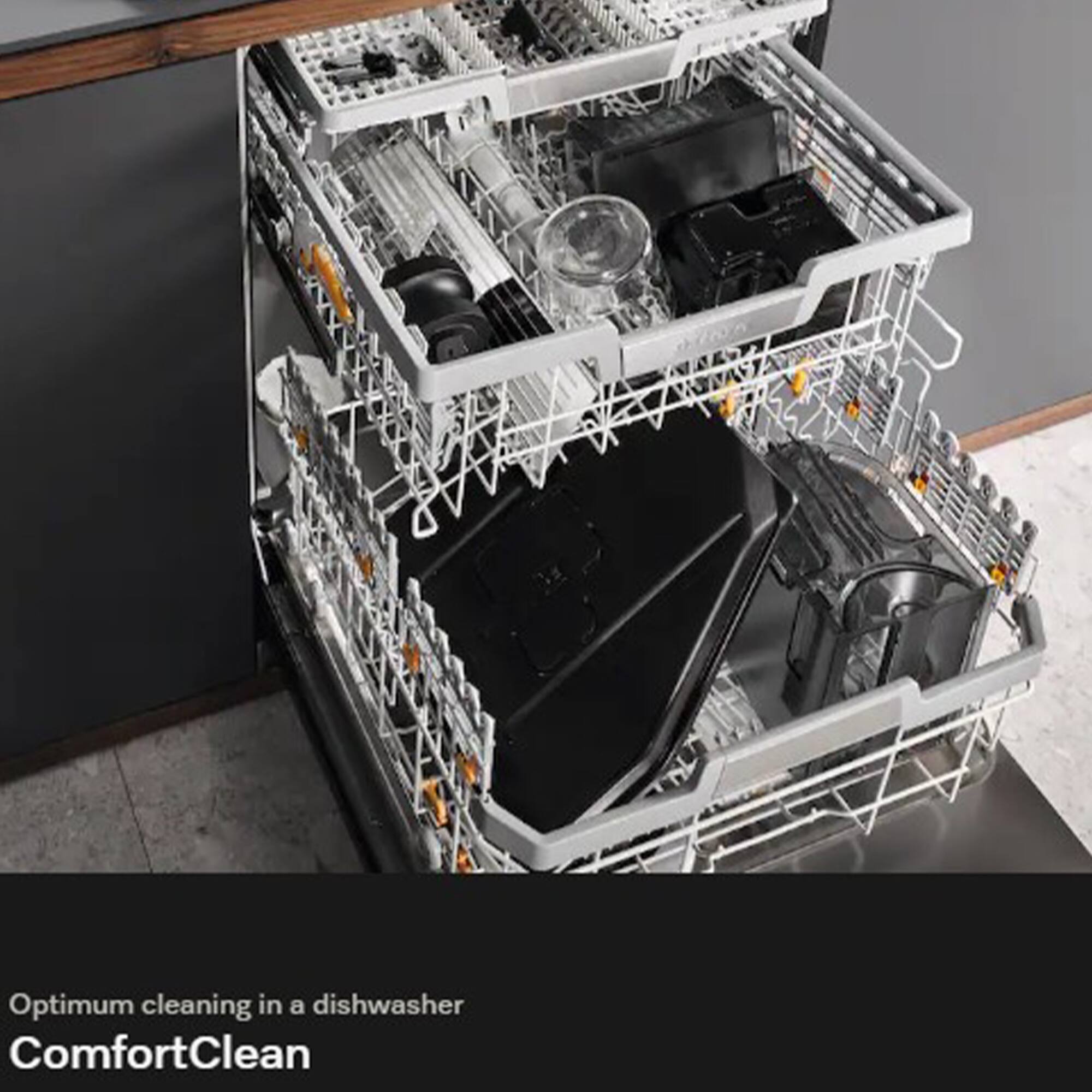 Optimum cleaning in a dishwasher  
ComfortClean