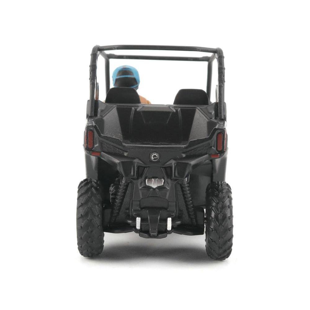 Alt View 1. BRP Models - Can-Am Maverick Trail DPS 1000 Matt Black with Driver Figure 1/32 Diecast Model by BRP Models - Matt Black.